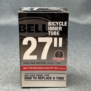 NEW Bell Standard Bicycle Inner Tube 27" x 1-1/8" to 1-1/4" Schrader Valve 700c